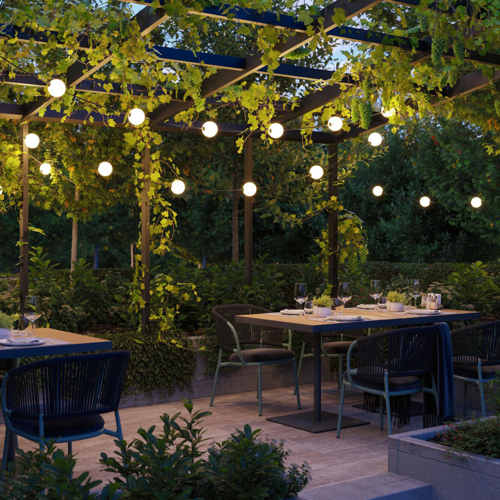 Paulmann LED lichtketting op zonne-energie Taina basisset, 6 m, IP67
